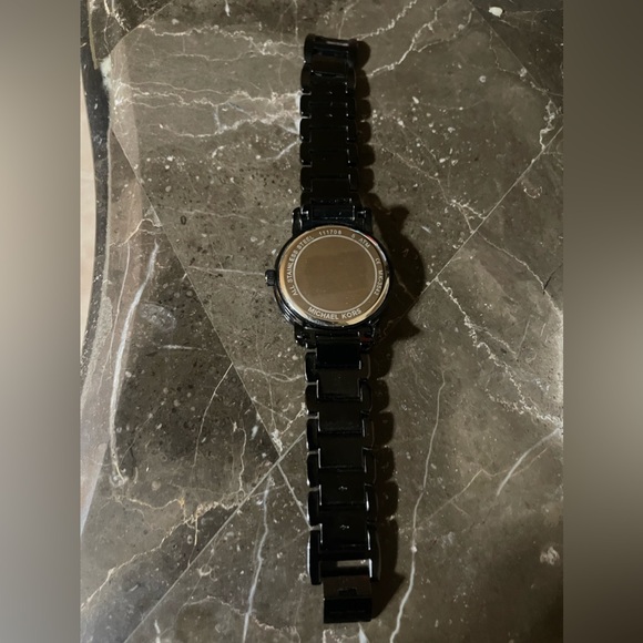 Black Michael Kors Watch (All Stainless Steel) * FINAL PRICE * - Picture 7 of 10